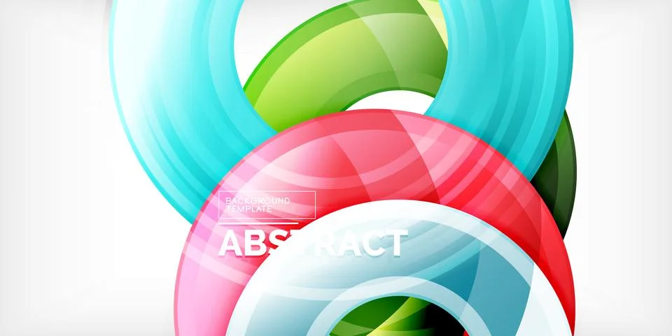 Circles, round elements, ring shapes premium background. Vector Illustration For Stock Illustration