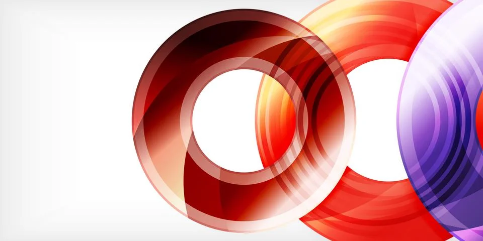 Circles, round elements, ring shapes premium background. Vector Illustration For Stock Illustration