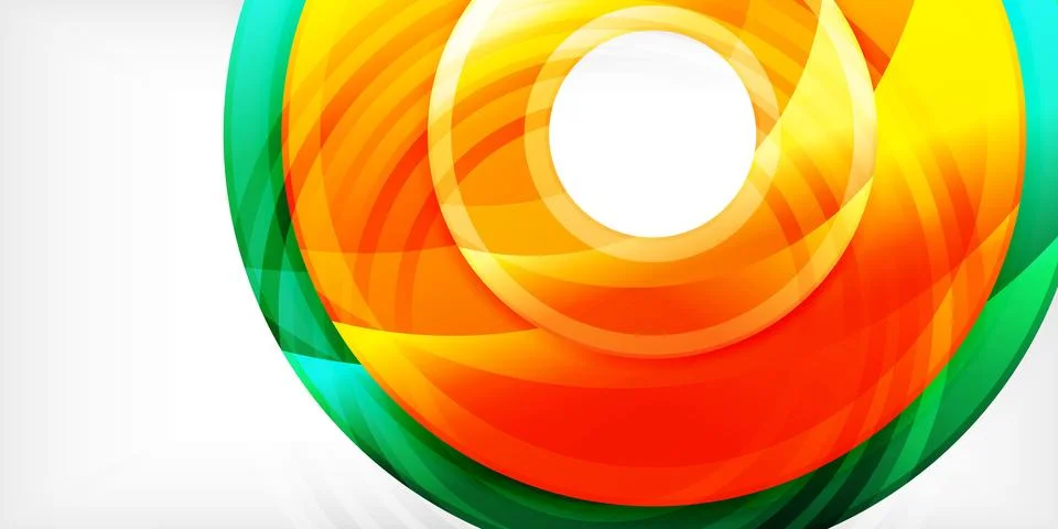 Circles, round elements, ring shapes premium background. Vector Illustration For 库存插图