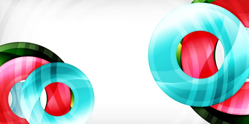 Circles, round elements, ring shapes premium background. Vector Illustration For Stock Illustration