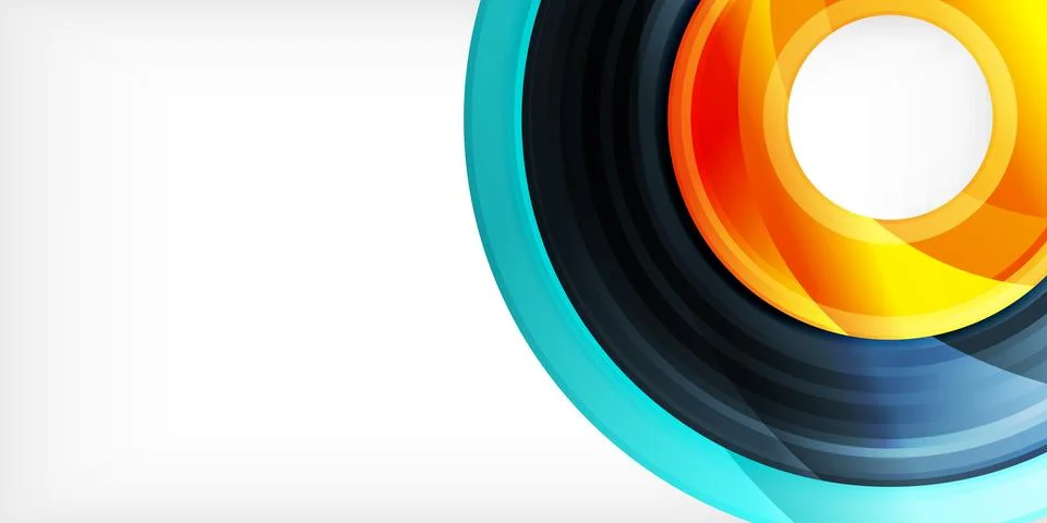Circles, round elements, ring shapes premium background. Vector Illustration For Stock Illustration
