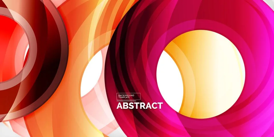 Circles, round elements, ring shapes premium background. Vector Illustration For Stock Illustration