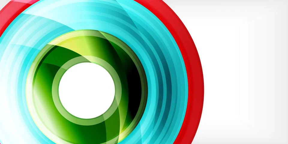 Circles, round elements, ring shapes premium background. Vector Illustration For イラスト素材