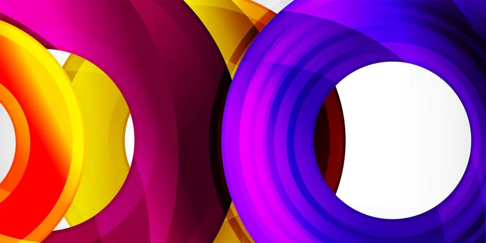 Circles, round elements, ring shapes premium background. Vector Illustration For 스톡 일러스트