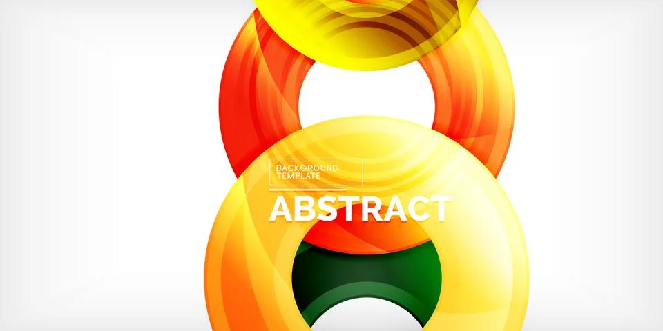 Circles, round elements, ring shapes premium background. Vector Illustration For Stock Illustration