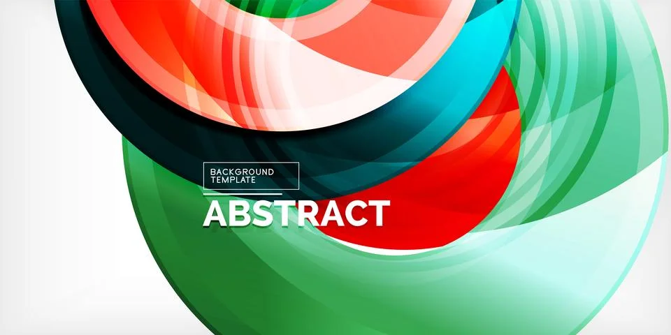 Circles, round elements, ring shapes premium background. Vector Illustration For Stock Illustration