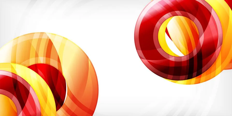 Circles, round elements, ring shapes premium background. Vector Illustration For イラスト素材