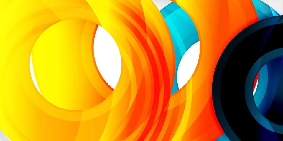 Circles, round elements, ring shapes premium background. Vector Illustration For Stock Illustration