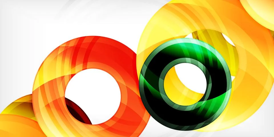 Circles, round elements, ring shapes premium background. Vector Illustration For Stock Illustration