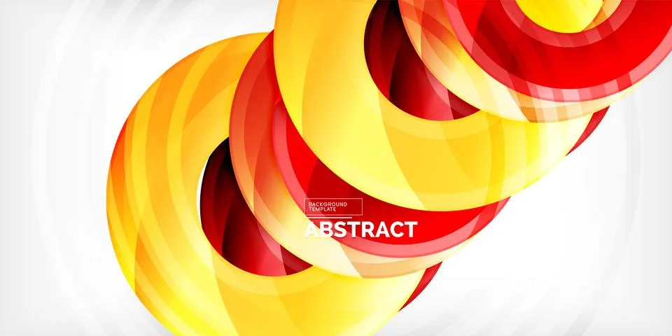 Circles, round elements, ring shapes premium background. Vector Illustration For Stock Illustration