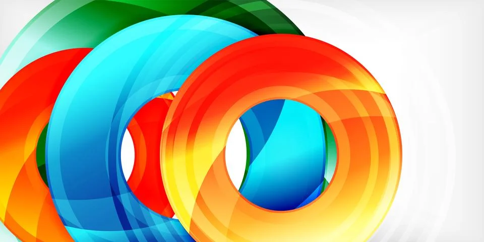 Circles, round elements, ring shapes premium background. Vector Illustration For 库存插图