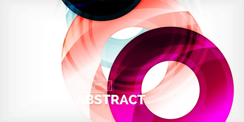 Circles, round elements, ring shapes premium background. Vector Illustration For 스톡 일러스트