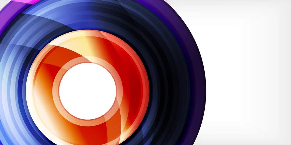 Circles, round elements, ring shapes premium background. Vector Illustration For Stock Illustration
