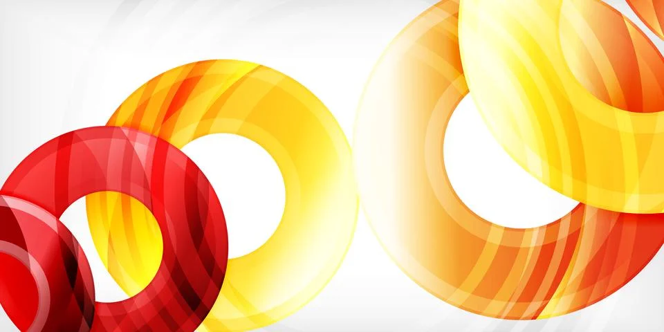 Circles, round elements, ring shapes premium background. Vector Illustration For Stock Illustration