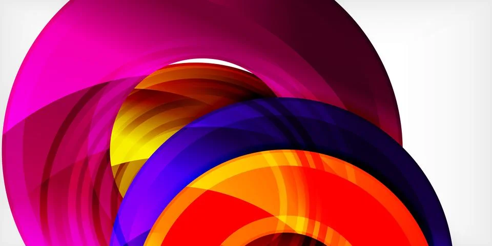 Circles, round elements, ring shapes premium background. Vector Illustration For Stock Illustration