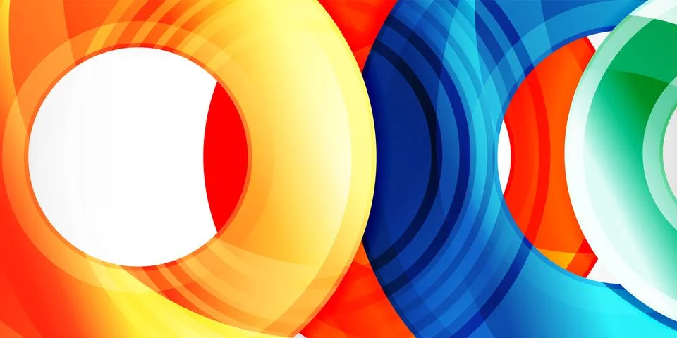 Circles, round elements, ring shapes premium background. Vector Illustration For Stock Illustration