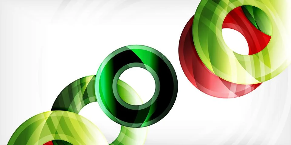 Circles, round elements, ring shapes premium background. Vector Illustration For Stock Illustration