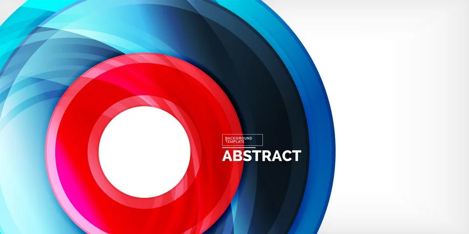 Circles, round elements, ring shapes premium background. Vector Illustration For Stock Illustration