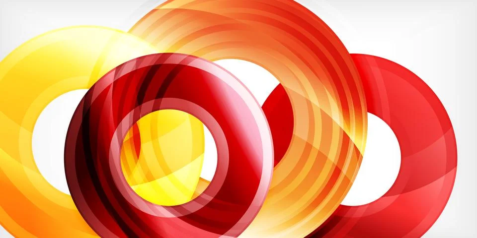 Circles, round elements, ring shapes premium background. Vector Illustration For Stock Illustration
