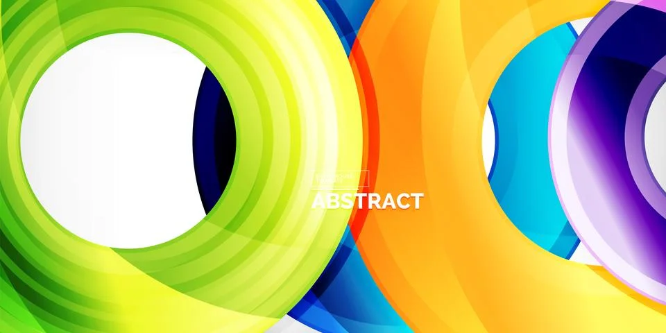 Circles, round elements, ring shapes premium background. Vector Illustration For Stock Illustration