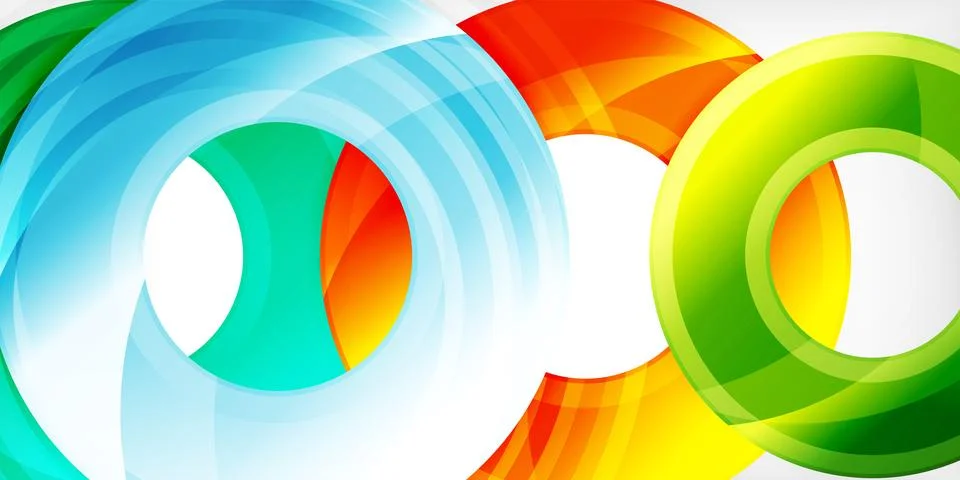 Circles, round elements, ring shapes premium background. Vector Illustration For Stock Illustration
