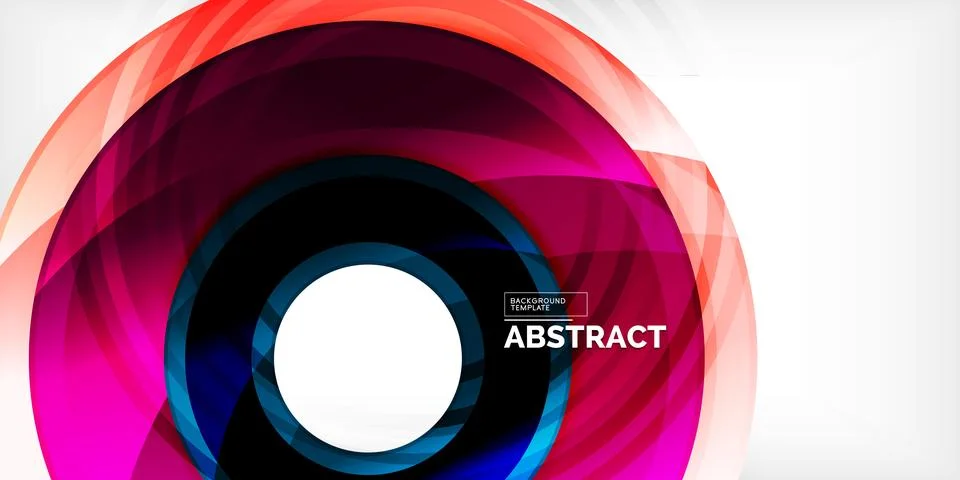 Circles, round elements, ring shapes premium background. Vector Illustration For Stock Illustration
