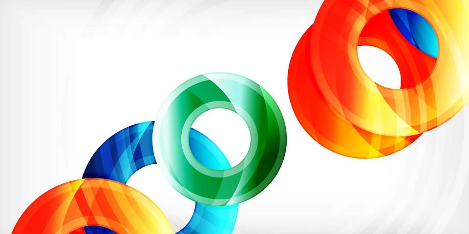 Circles, round elements, ring shapes premium background. Vector Illustration For Stock Illustration