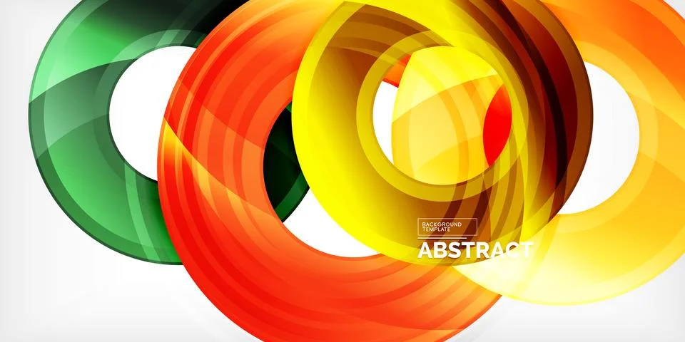 Circles, round elements, ring shapes premium background. Vector Illustration For Stock Illustration