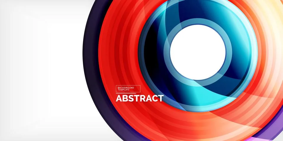 Circles, round elements, ring shapes premium background. Vector Illustration For Stock Illustration