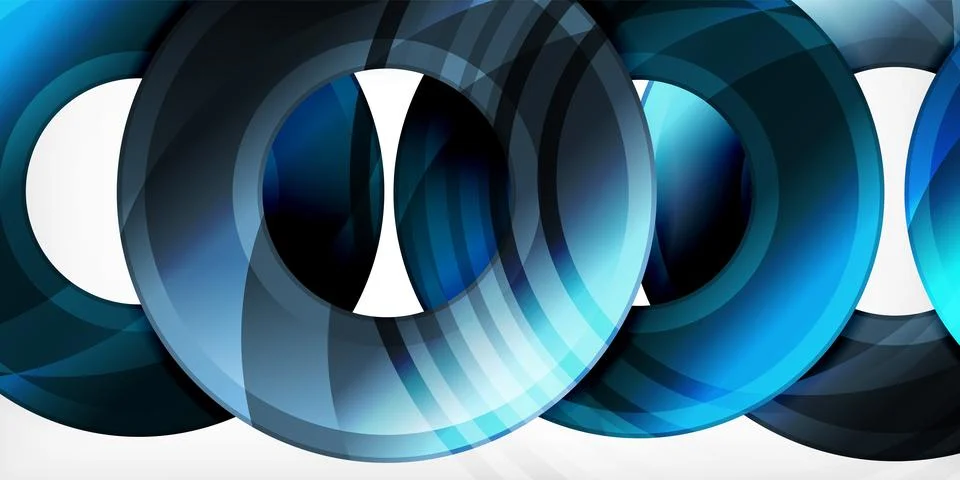 Circles, round elements, ring shapes premium background. Vector Illustration For 스톡 일러스트