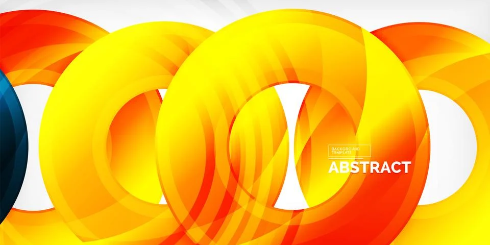 Circles, round elements, ring shapes premium background. Vector Illustration For Stock Illustration