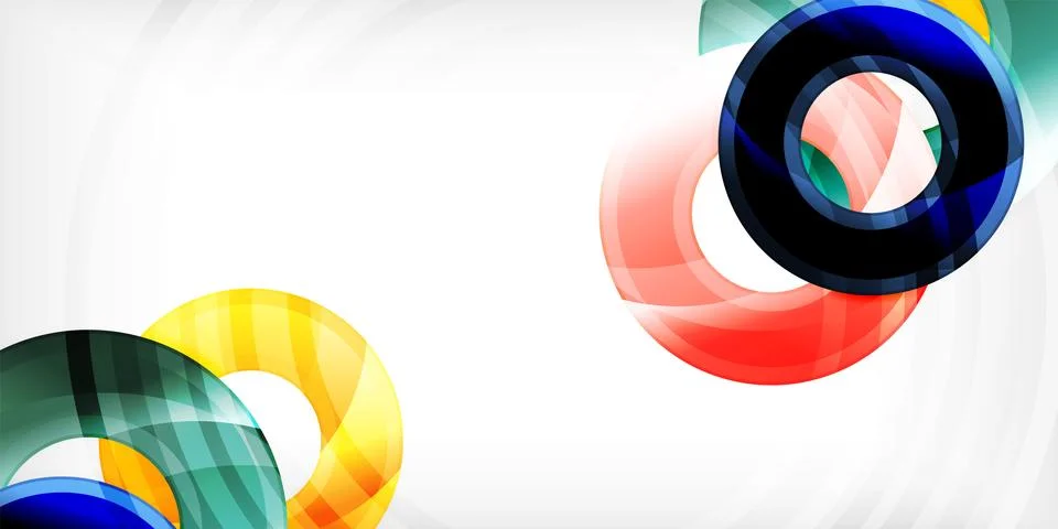 Circles, round elements, ring shapes premium background. Vector Illustration For Stock Illustration