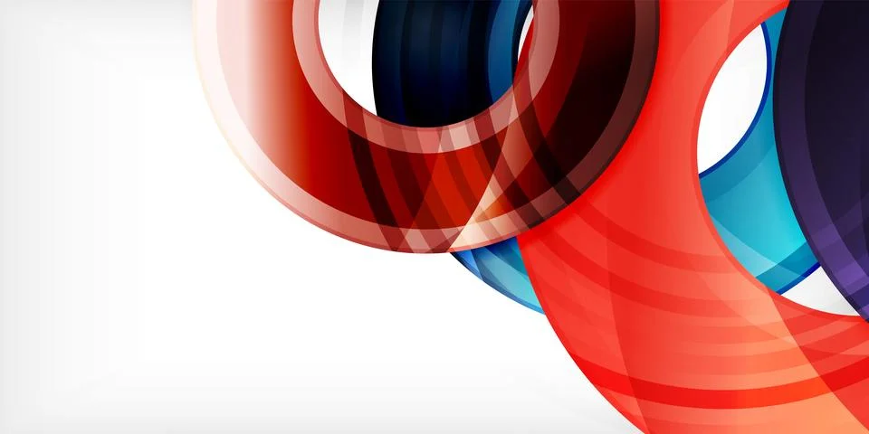 Circles, round elements, ring shapes premium background. Vector Illustration For Stock Illustration