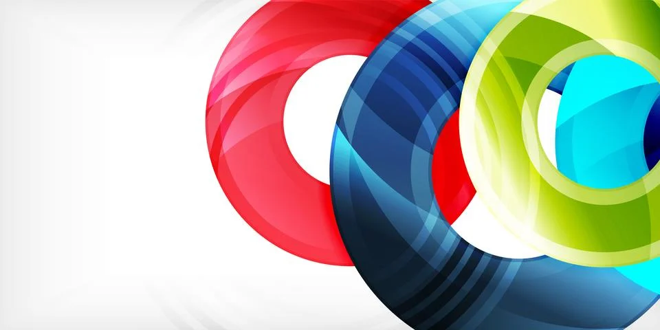 Circles, round elements, ring shapes premium background. Vector Illustration For Stock Illustration