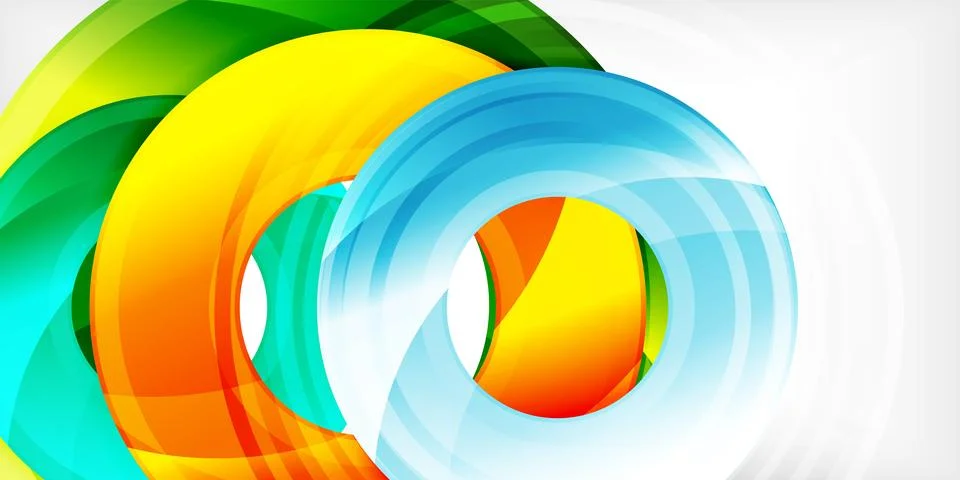 Circles, round elements, ring shapes premium background. Vector Illustration For Stock Illustration
