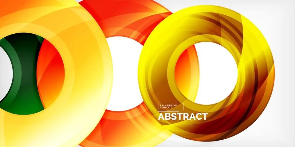 Circles, round elements, ring shapes premium background. Vector Illustration For 스톡 일러스트