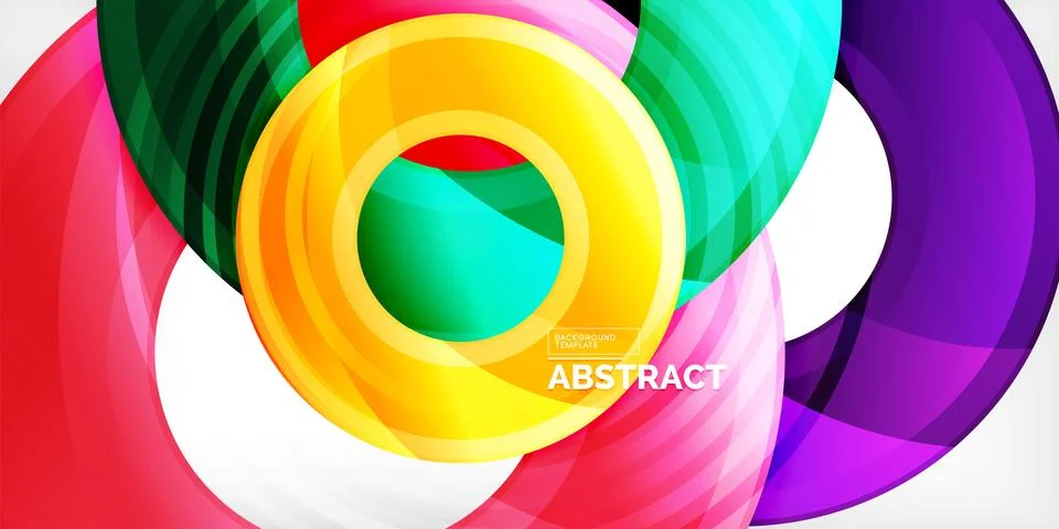 Circles, round elements, ring shapes premium background. Vector Illustration For 스톡 일러스트