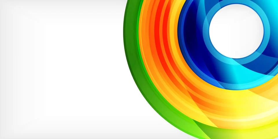 Circles, round elements, ring shapes premium background. Vector Illustration For Illustrazione stock