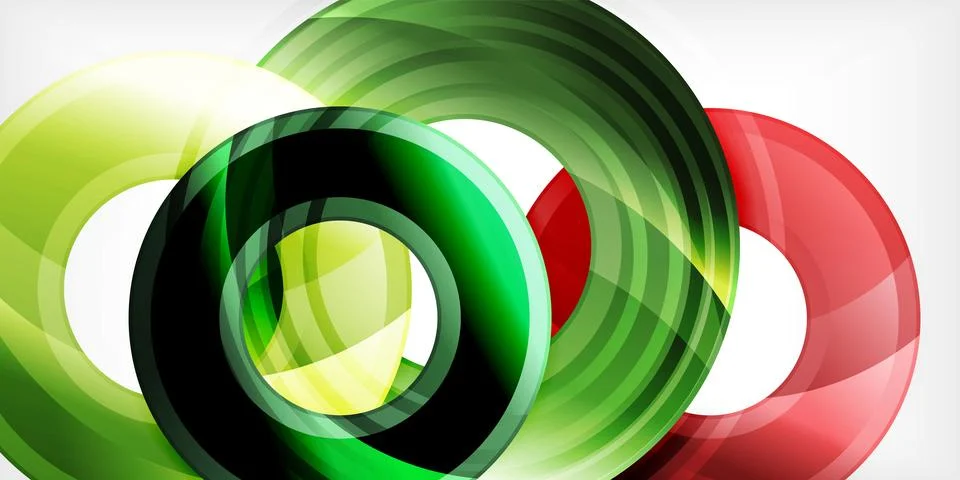 Circles, round elements, ring shapes premium background. Vector Illustration For Stock Illustration