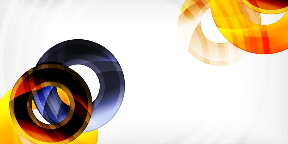 Circles, round elements, ring shapes premium background. Vector Illustration For Stock Illustration