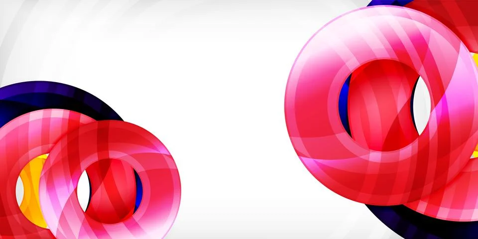 Circles, round elements, ring shapes premium background. Vector Illustration For Stock Illustration