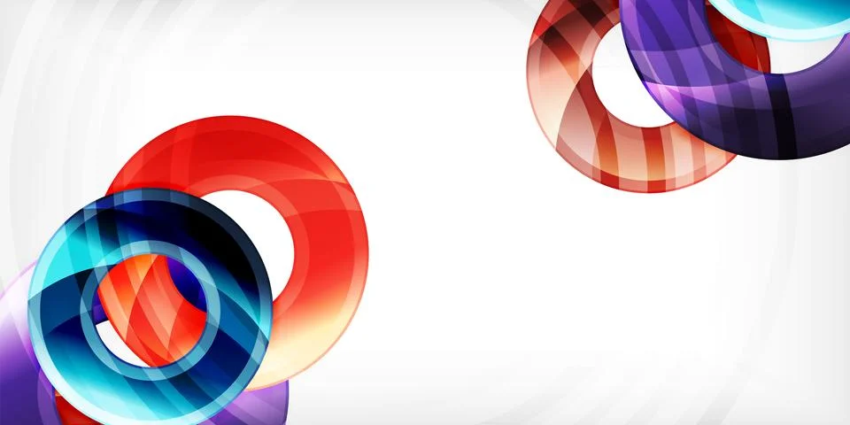 Circles, round elements, ring shapes premium background. Vector Illustration For Stock Illustration