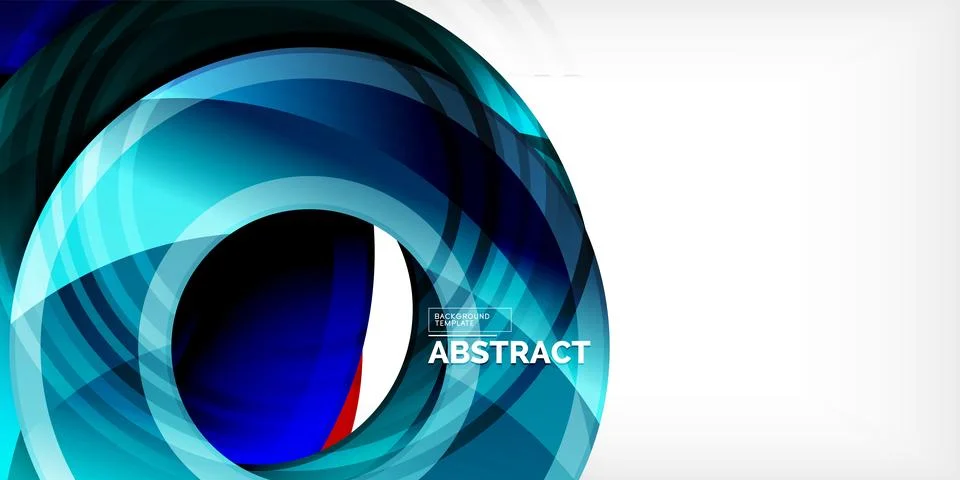 Circles, round elements, ring shapes premium background. Vector Illustration For Stock Illustration