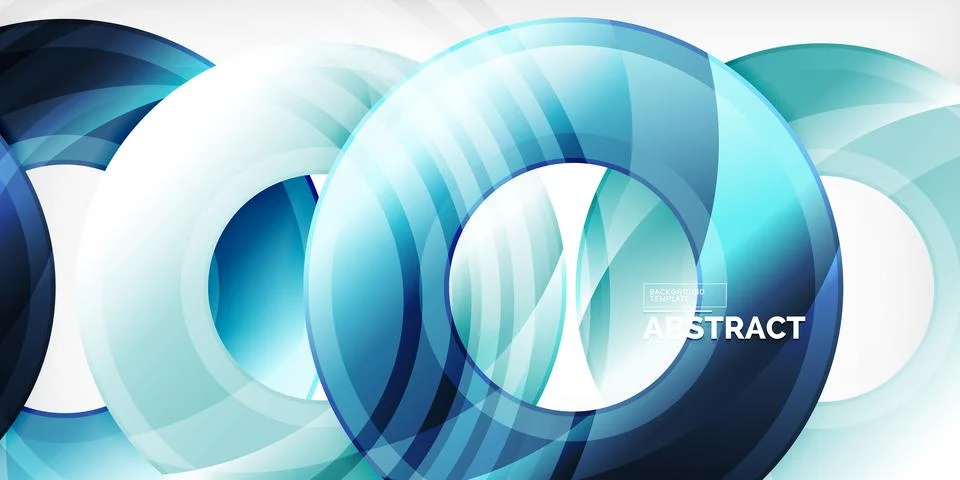 Circles, round elements, ring shapes premium background. Vector Illustration For 스톡 일러스트