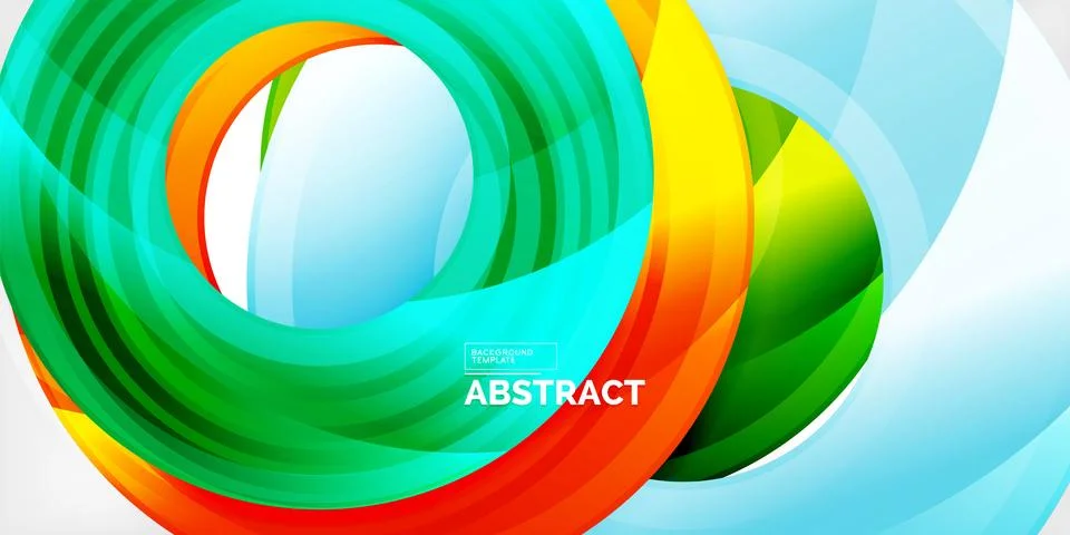 Circles, round elements, ring shapes premium background. Vector Illustration For Stock Illustration