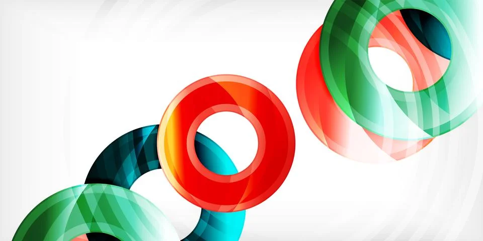 Circles, round elements, ring shapes premium background. Vector Illustration For Stock Illustration