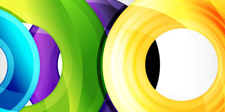 Circles, round elements, ring shapes premium background. Vector Illustration For 스톡 일러스트