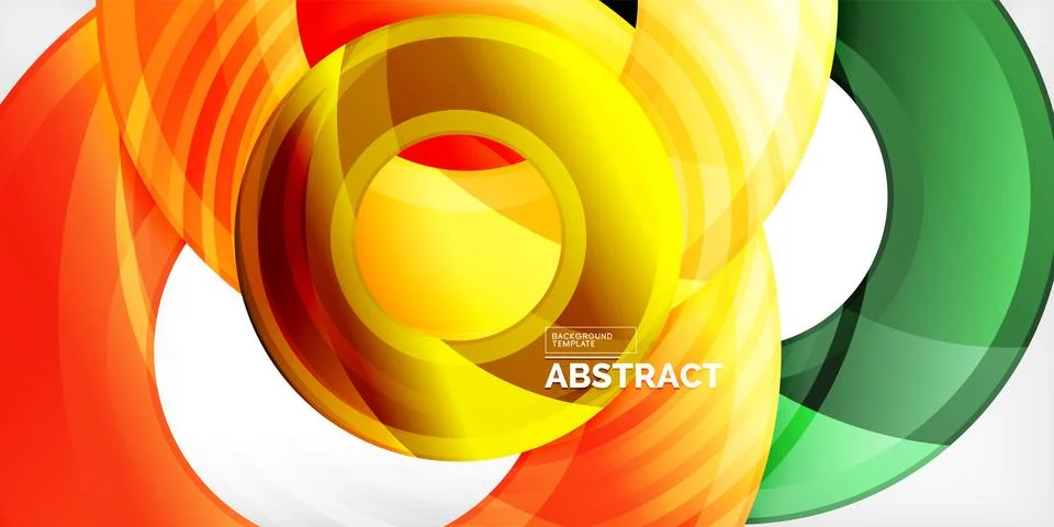 Circles, round elements, ring shapes premium background. Vector Illustration For Stock Illustration