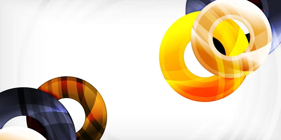 Circles, round elements, ring shapes premium background. Vector Illustration For 스톡 일러스트
