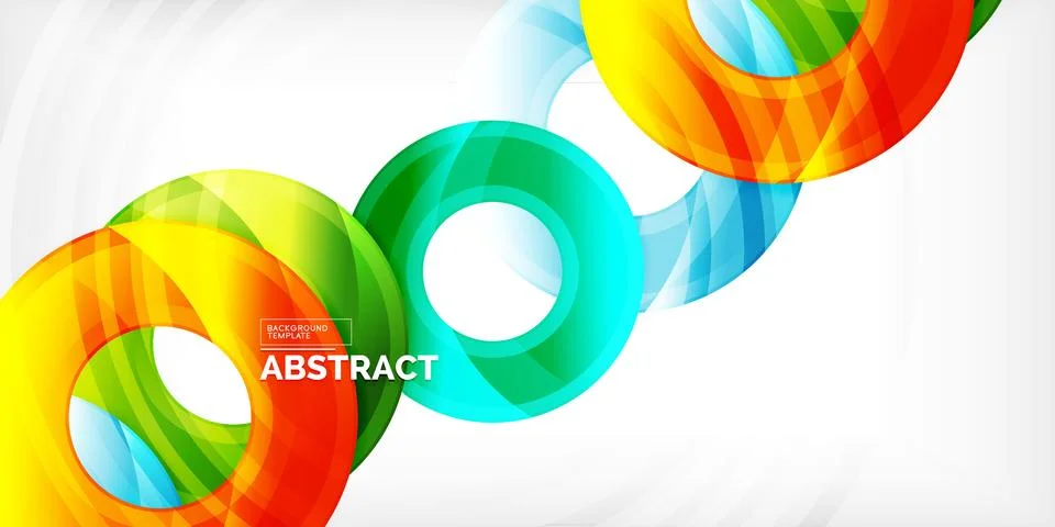 Circles, round elements, ring shapes premium background. Vector Illustration For Stock Illustration